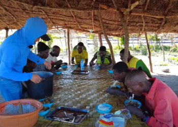 Lần đầu ăn bún giả cầy kiểu Việt, người châu Phi khen nức nở ‘ăn 3 bát vẫn thèm’