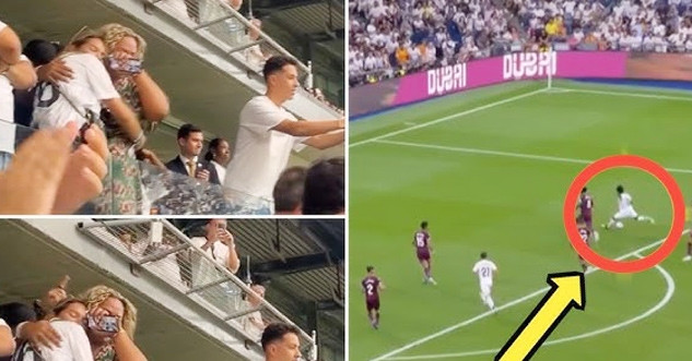 Mẹ Endrick bật khóc khi con trai ghi bàn đầu tiên cho Real Madrid