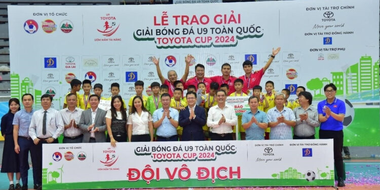Đã tìm ra quán quân giải bóng đá U9 toàn quốc Toyota Cup 2024
