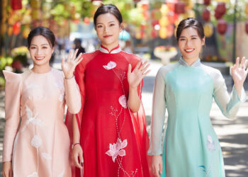 Hoàng Thị Loan thi Hoa khôi áo dài giải nữ Quốc tế Hà Nội