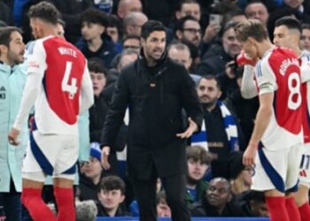 Phản ứng của Arteta khi Arsenal bị từ chối bàn thắng