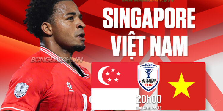 Trực tiếp bóng đá Singapore vs Việt Nam ASEAN Cup hôm nay