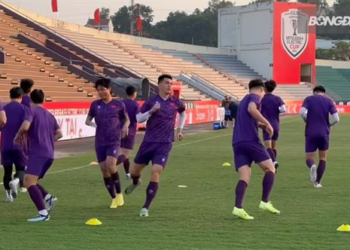 ĐT Việt Nam tập luyện trong không khí thoải mái trước bán kết