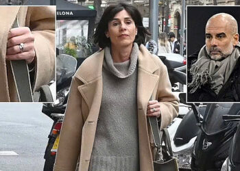 Vợ vẫn đeo nhẫn cưới sau chia tay HLV Guardiola