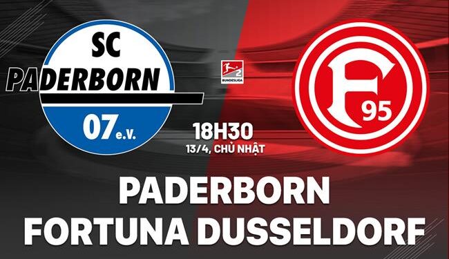 Nhận định Paderborn vs Fortuna Dusseldorf 18h30 ngày 13/4 (Hạng 2 Đức 2024/25)