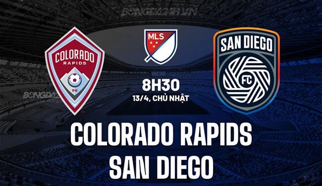Nhận định Colorado Rapids vs San Diego 8h30 ngày 13/4 (Nhà nghề Mỹ 2025)