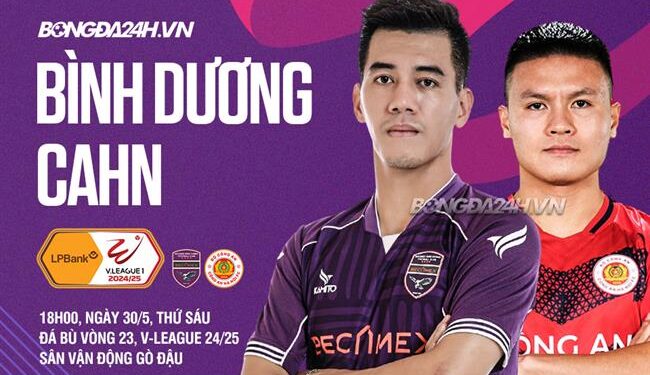 Nhận định Bình Dương vs CAHN đá bù vòng 23 V.League 2024/2025