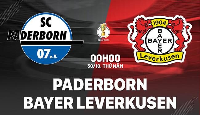 Nhận định Paderborn vs Leverkusen (00h00 ngày 30/10)