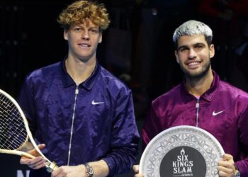 Sinner bất lực trong việc bám đuổi Alcaraz ở vị trí số một thế giới