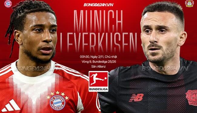 Nhận định Bayern Munich vs Bayer Leverkusen (0h30 ngày 2/11)
