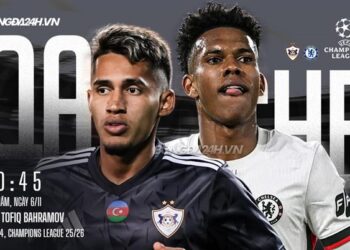 Trực tiếp bóng đá Qarabag vs Chelsea 0h45 ngày 6/11 (Champions League 2025/26)