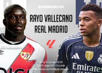 Nhận định Vallecano vs Real Madrid (22h15 ngày 9/11): Không dễ thắng cách biệt