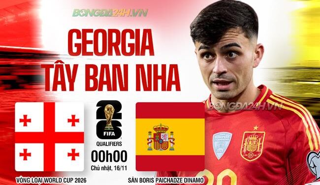 Nhận định Georgia vs Tây Ban Nha (0h00 ngày 16/11): Khó cản Bò tót