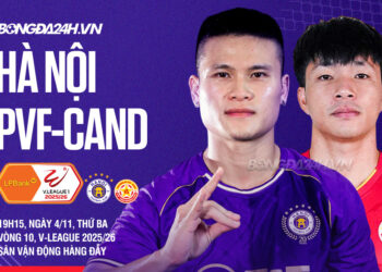 Trực tiếp bóng đá Hà Nội vs PVF-CAND VLeague hôm nay