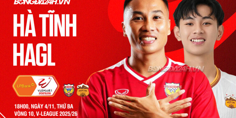 Trực tiếp bóng đá Hà Tĩnh vs HAGL VLeague 2025/26 hôm nay
