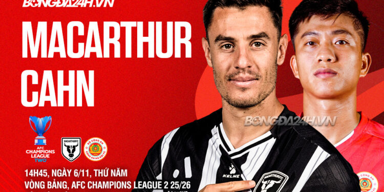 Trực tiếp bóng đá Macarthur vs CAHN AFC Champions League Two