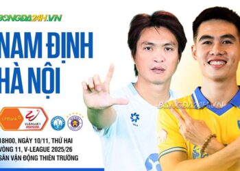 Trực tiếp bóng đá Nam Định vs Hà Nội VLeague hôm nay