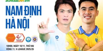 Trực tiếp bóng đá Nam Định vs Hà Nội VLeague hôm nay