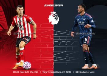 Trực tiếp bóng đá Sunderland vs Arsenal 0h30 ngày 9/11 (Ngoại hạng Anh 2025/26)