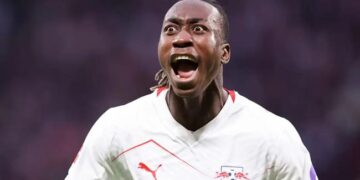 Cả châu Âu theo dõi Yan Diomande của RB Leipzig