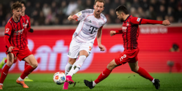 Harry Kane lập công, Bayern Munich đè bẹp Heidenheim 4 bàn không gỡ