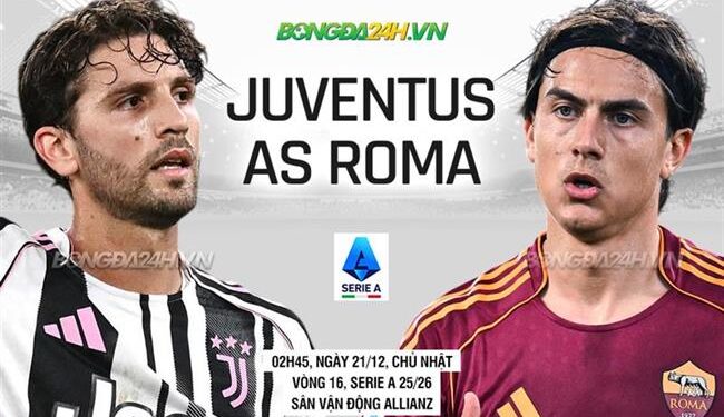Nhận định Juventus vs Roma (2h45 ngày 21/12): Làm khó chủ nhà