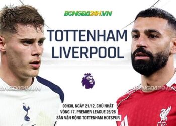 Trực tiếp bóng đá Tottenham vs Liverpool 0h30 ngày 21/12 (Ngoại hạng Anh 2025/26)